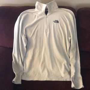 The North Face Cream Colored Quarter Zip